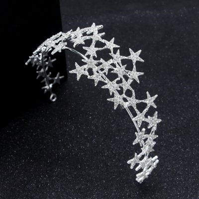 Crown Headband Star-shaped Rhinestone Hair Accessory